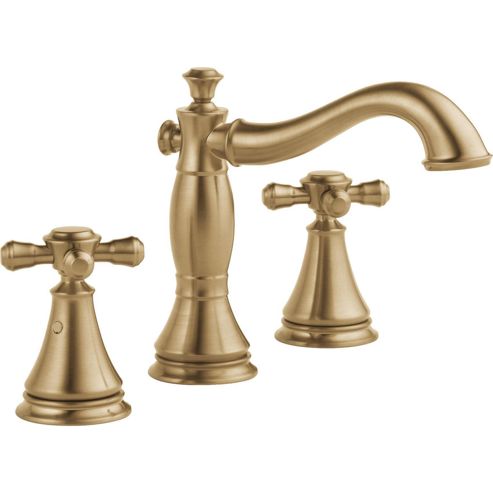 Two Handle Widespread Bathroom Faucet - Less Handles 3597LF-CZMPU