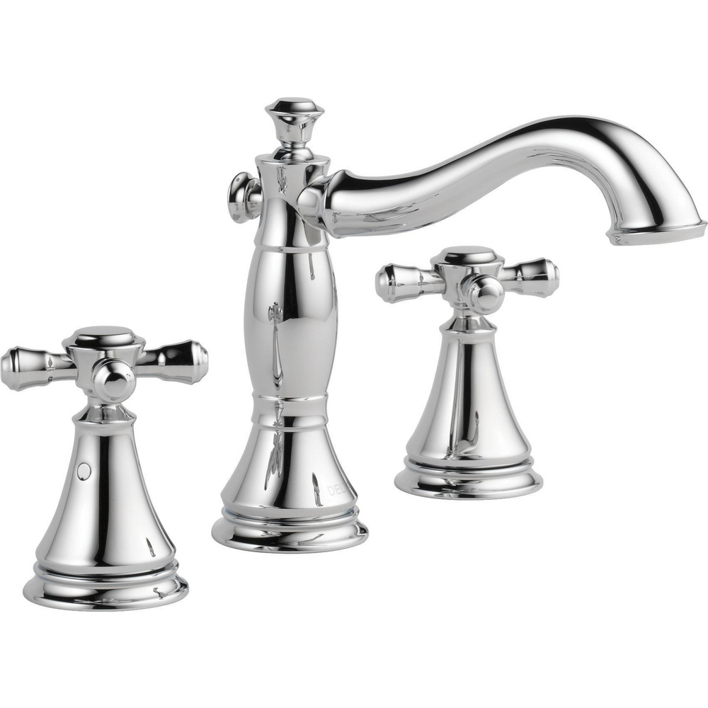 Two Handle Widespread Bathroom Faucet - Less Handles 3597LF-MPU
