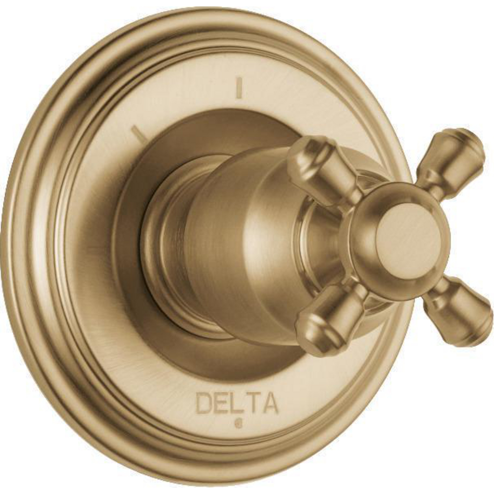 3-Setting 2-Port Diverter Trim - Less Handle T11897-CZLHP | Delta