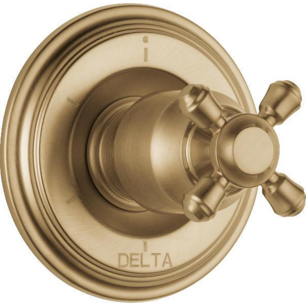 6-Setting 3-Port Diverter Trim - Less Handle T11997-CZLHP | Delta