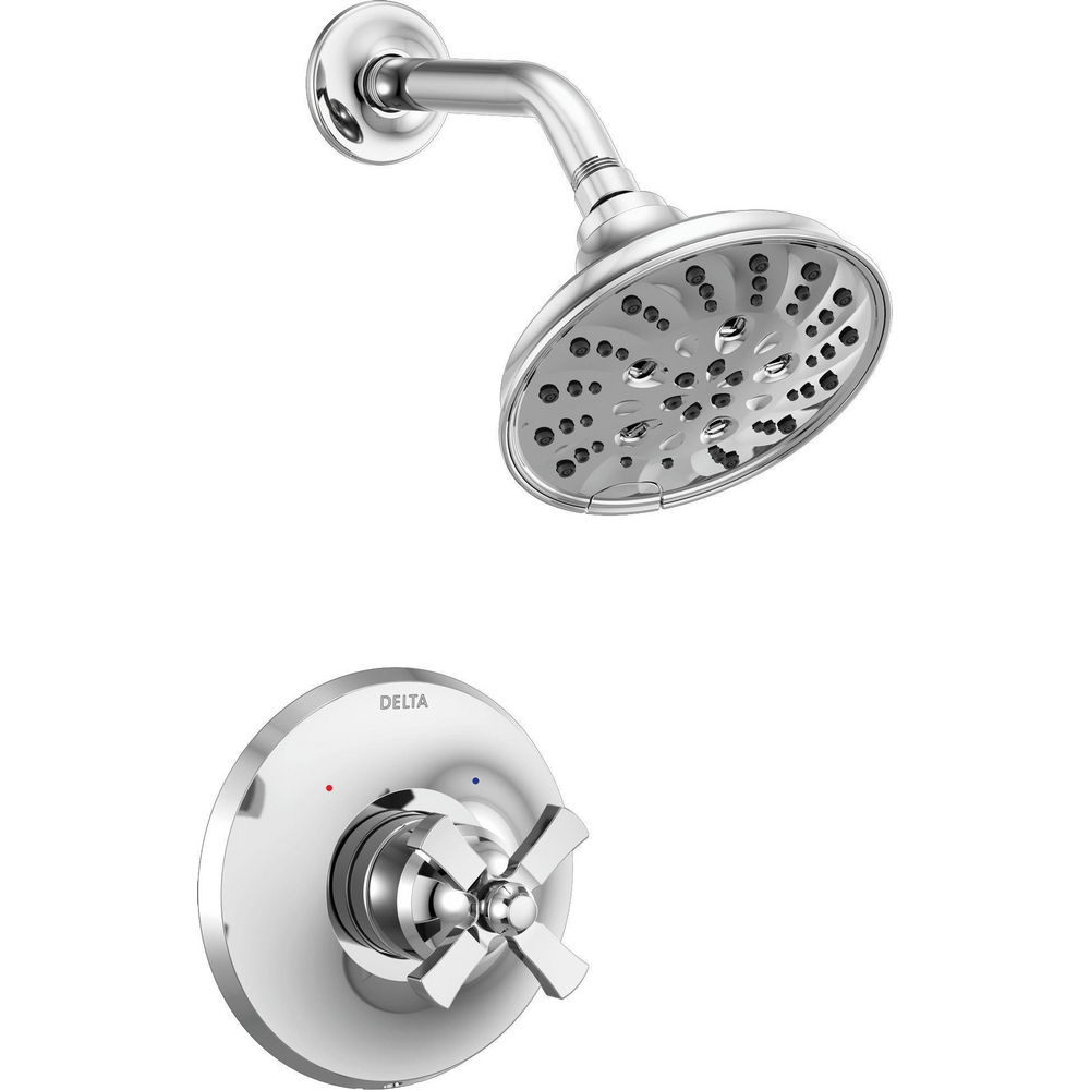 Delta Faucet T14297 Cassidy 14 Series Shower Trim – Chrome, Pressure-Balanced, For MultiChoice Universal Rough-In (Handle & Showerhead Sold Separately)