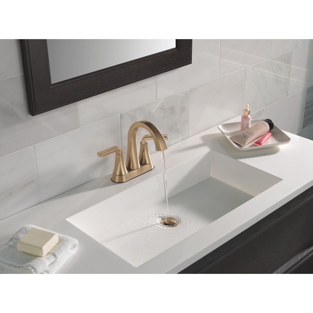 Two Handle Centerset Bathroom Faucet 2562LF-CZMPU | Delta Faucet