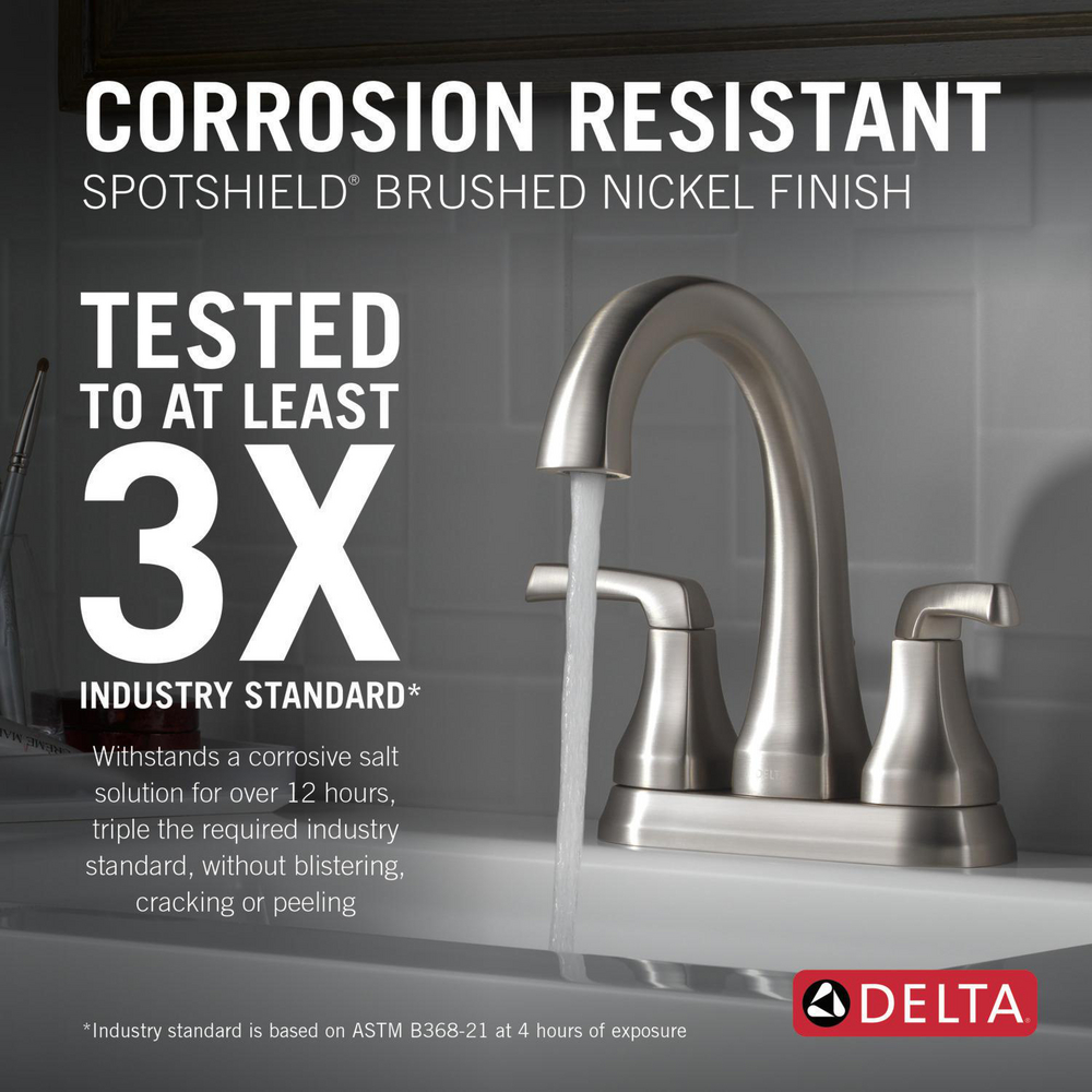 Two Handle Centreset Lavatory Faucet 25770LF-SP | Delta Faucet