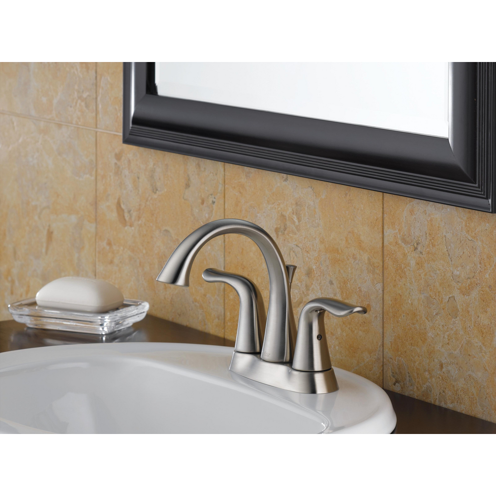 Two Handle Centerset Lavatory Faucet 25938LF-SS | Delta Faucet