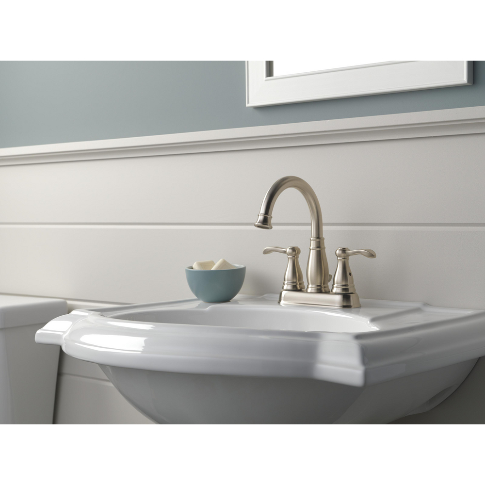 Two Handle Centerset Bathroom Faucet 25984LF-BN-ECO | Delta Faucet