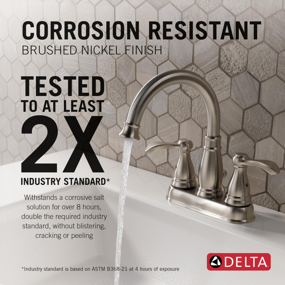 Two Handle Centerset Bathroom Faucet 25984LF-BN-ECO | Delta Faucet