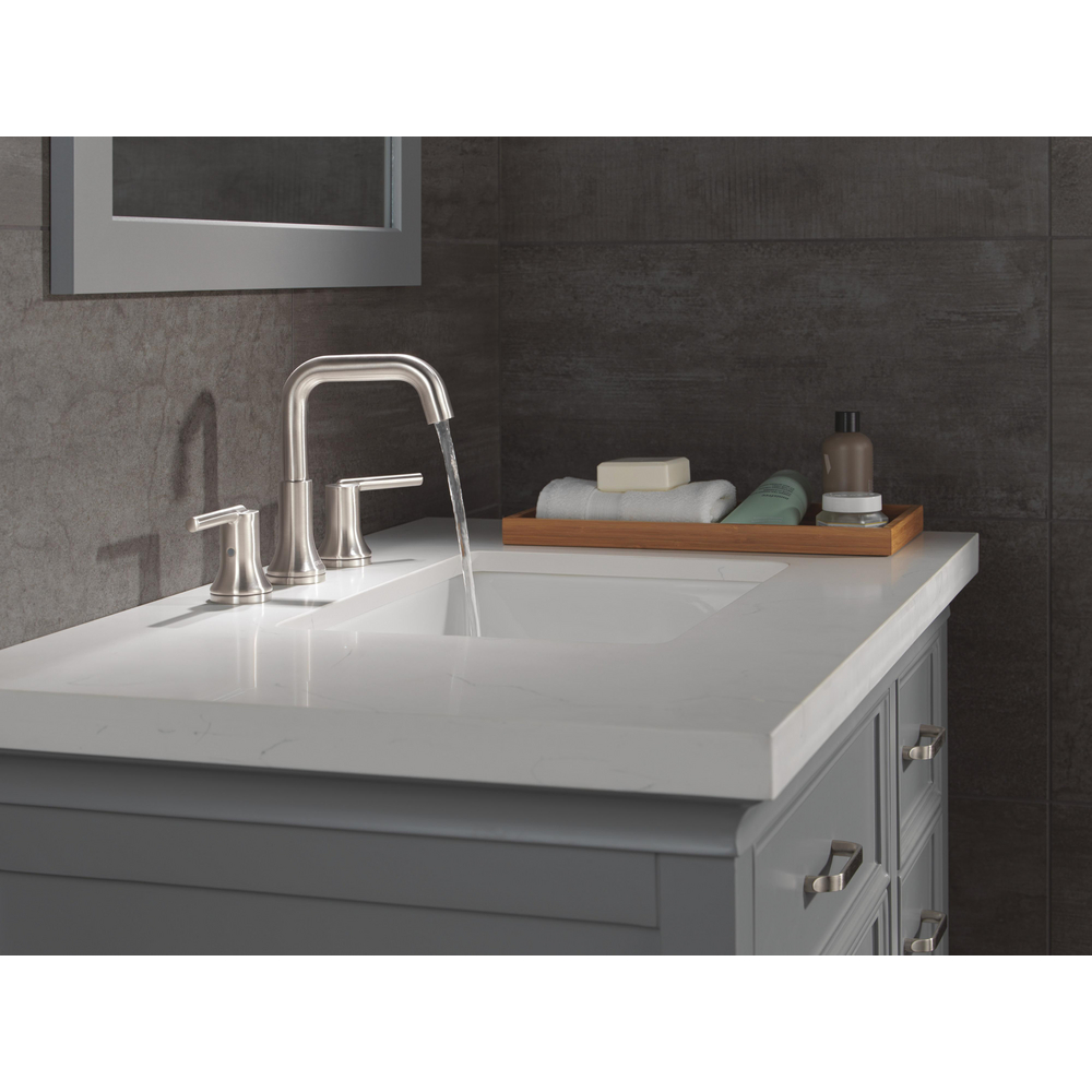 Two Handle Widespread Bathroom Faucet 3554-SSMPU-DST | Delta Faucet
