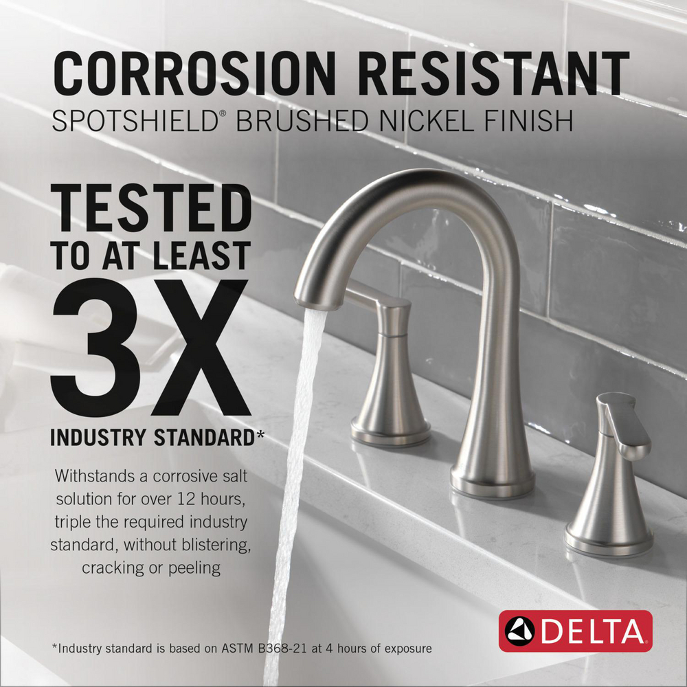 Two Handle Widespread 35860LF-SP | Delta Faucet