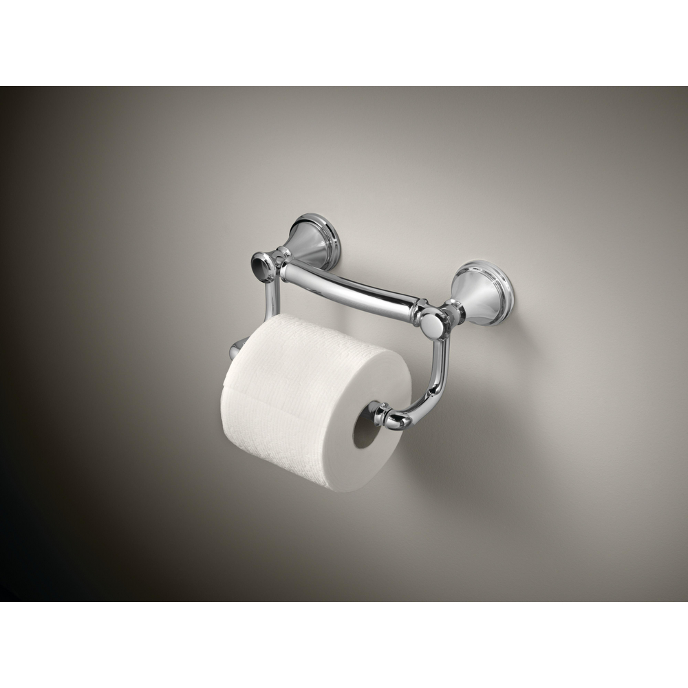 Traditional Tissue Holder with Assist Bar 41350 Delta Faucet