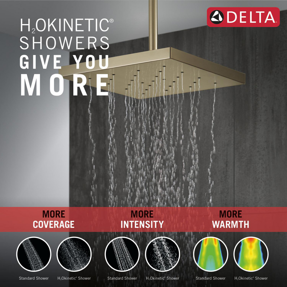 H2Okinetic Ultrasoak Shower Head 52161-CZ-PR | Delta Faucet