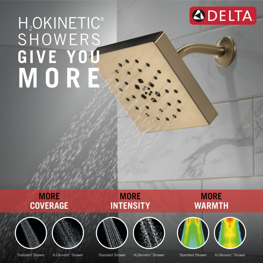 H2Okinetic 4-Setting Shower Head with Ultrasoak 52484-CZ-PR