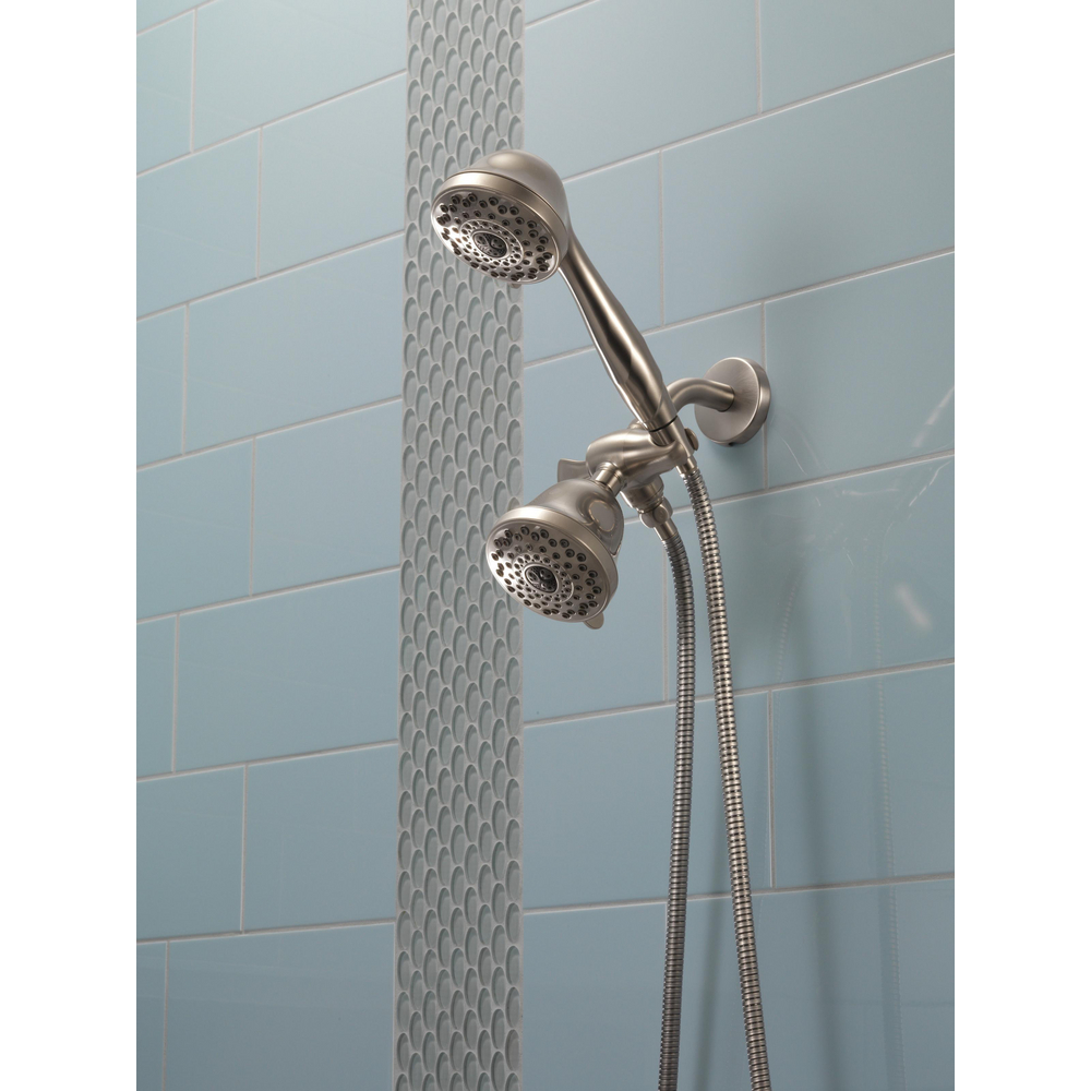 NEW Delta Universal Showering Premium 7setting Shower Head Stainless store 52626-SS-PK