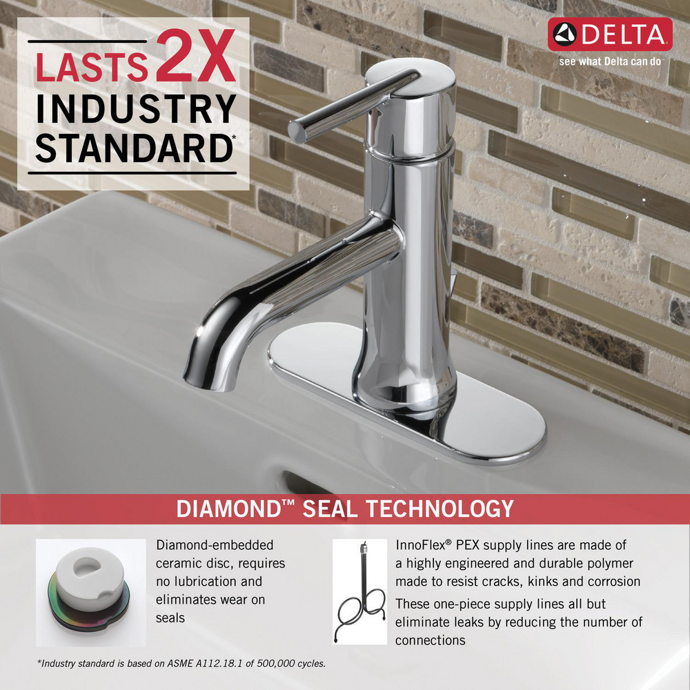 Single Handle Bathroom Faucet 559LFMPU Delta Faucet