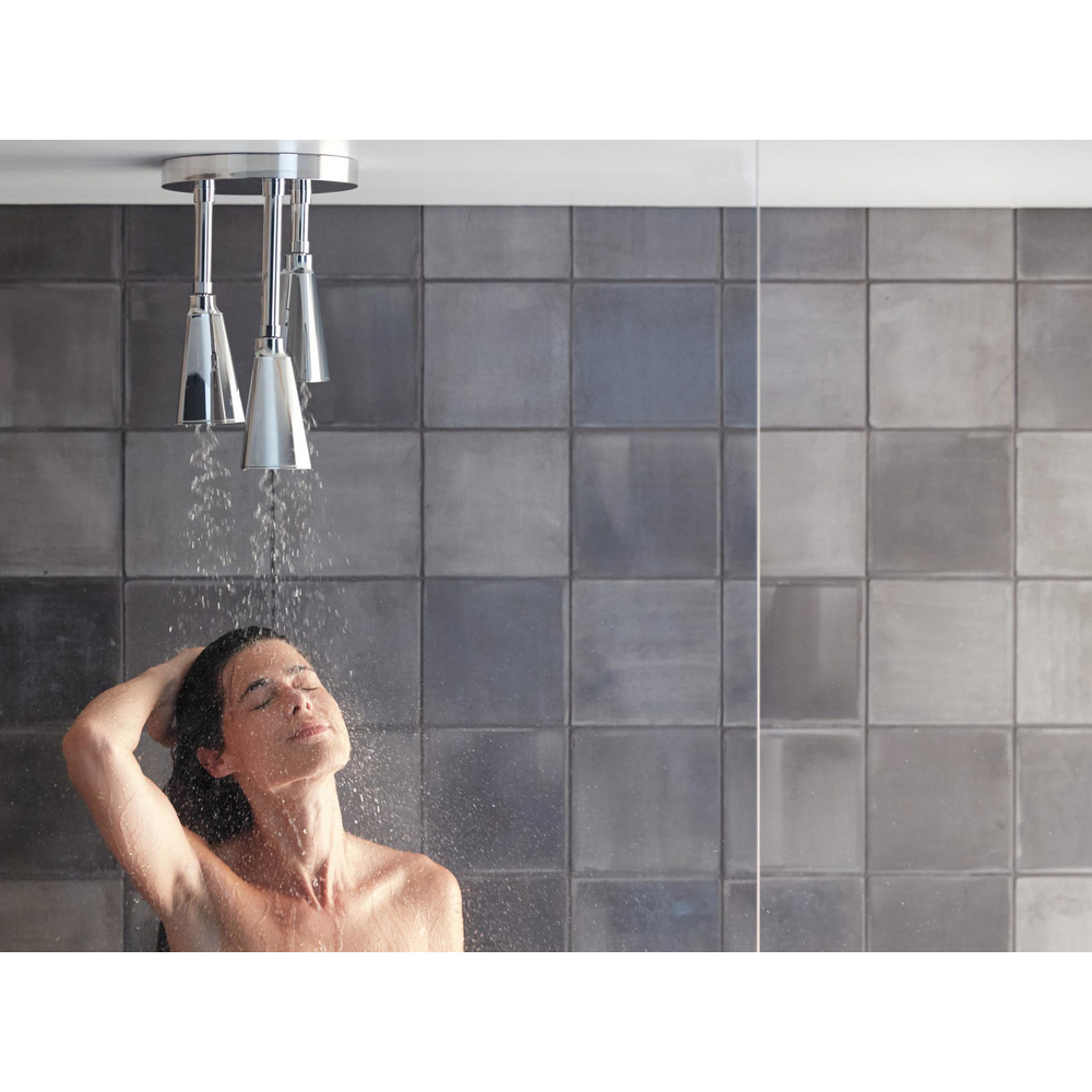 Zura h2OKinetic Pendant Raincan Shower Head 57140 | Delta Faucet