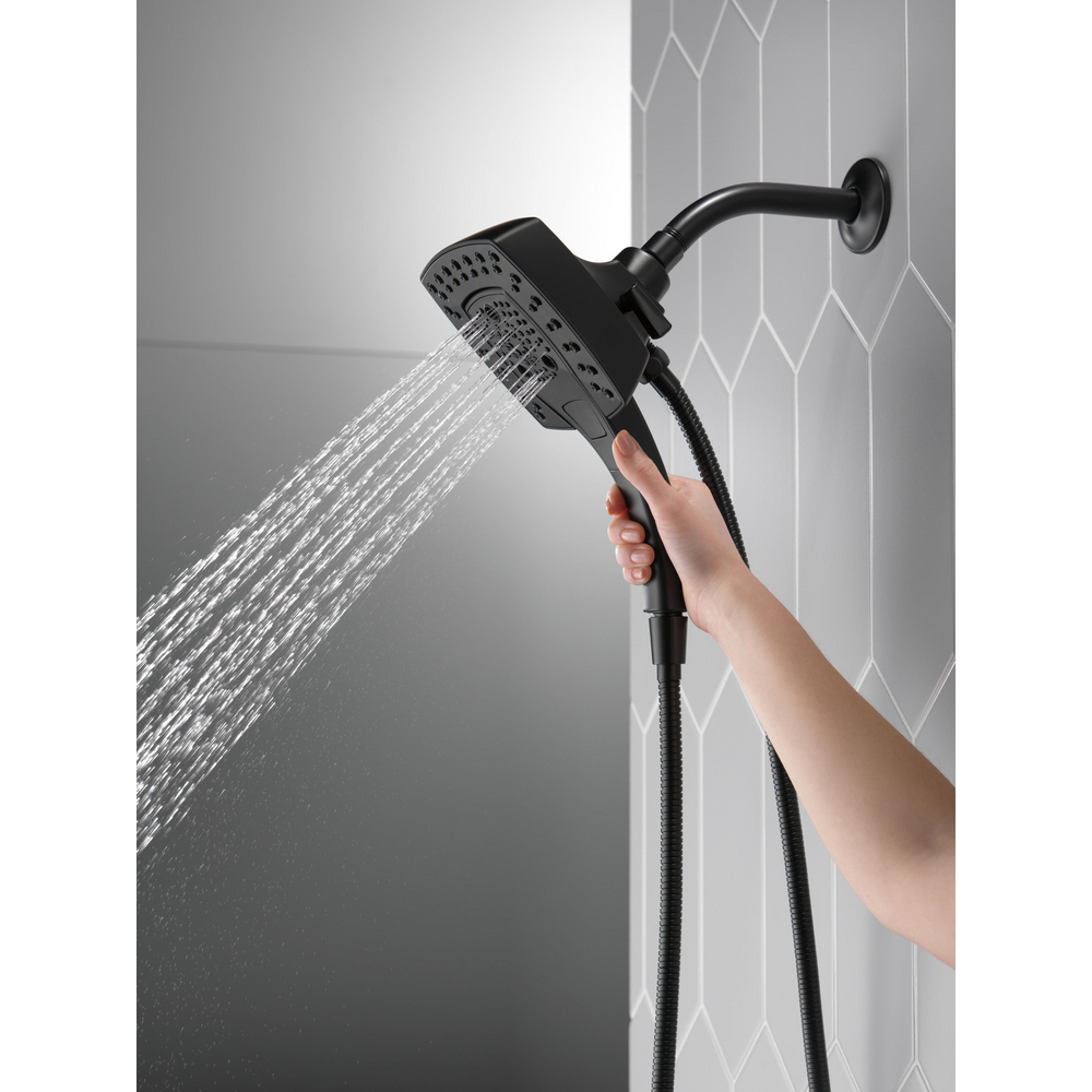 H2Okinetic In2ition 5-Setting Two-in-One Shower 58474-BL | Delta Faucet