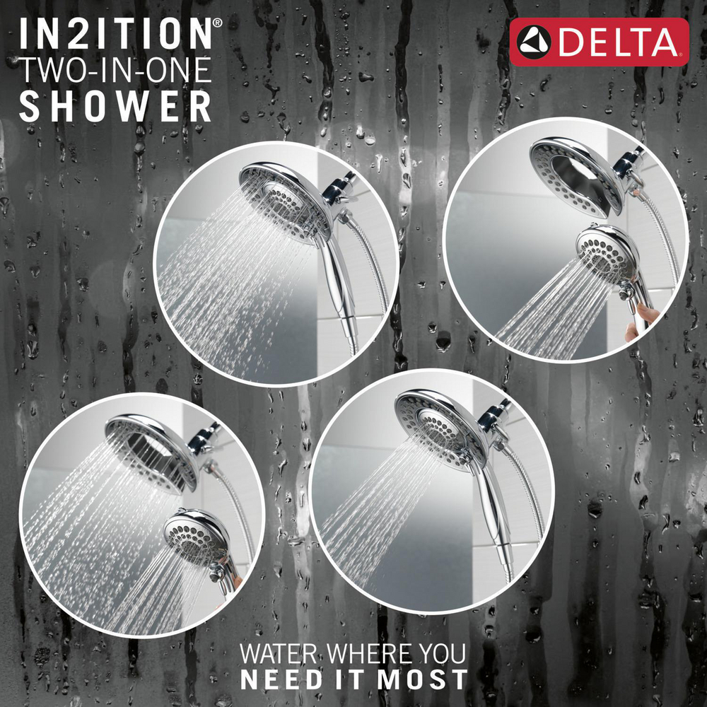 In2ition 5-Setting Two-in-One Shower 58569-PR-PK | Delta Faucet