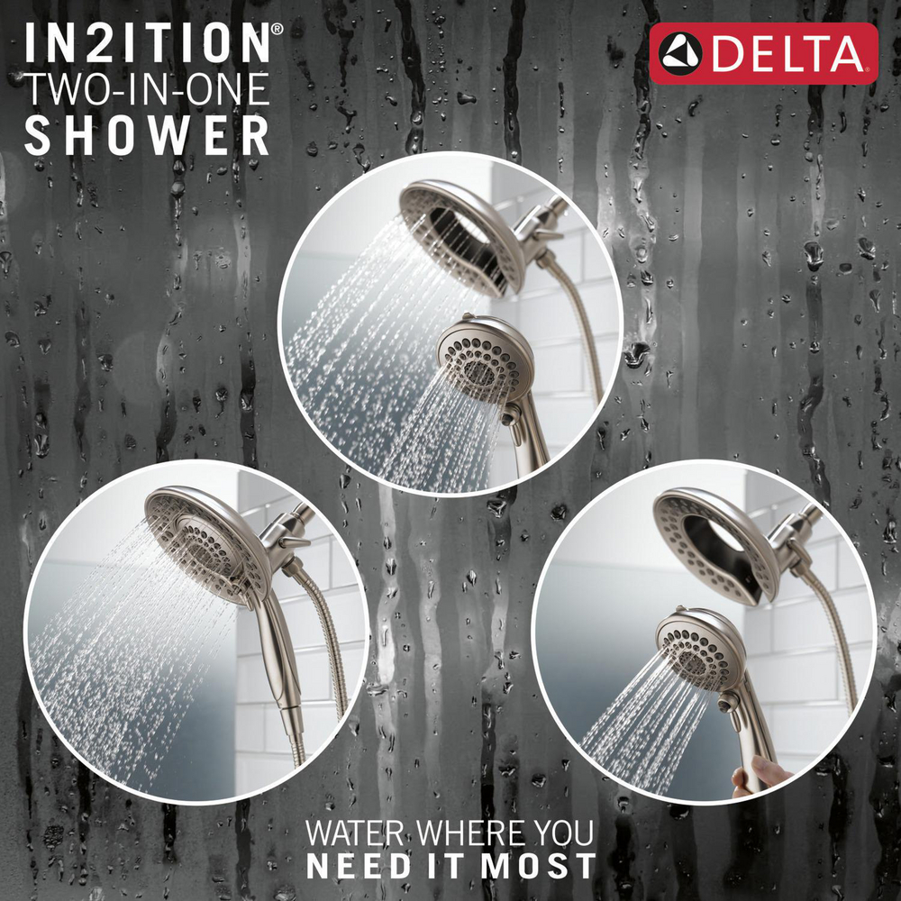 In2ition 5-Setting Two-in-One Shower 58569-SS-PR-PK | Delta Faucet