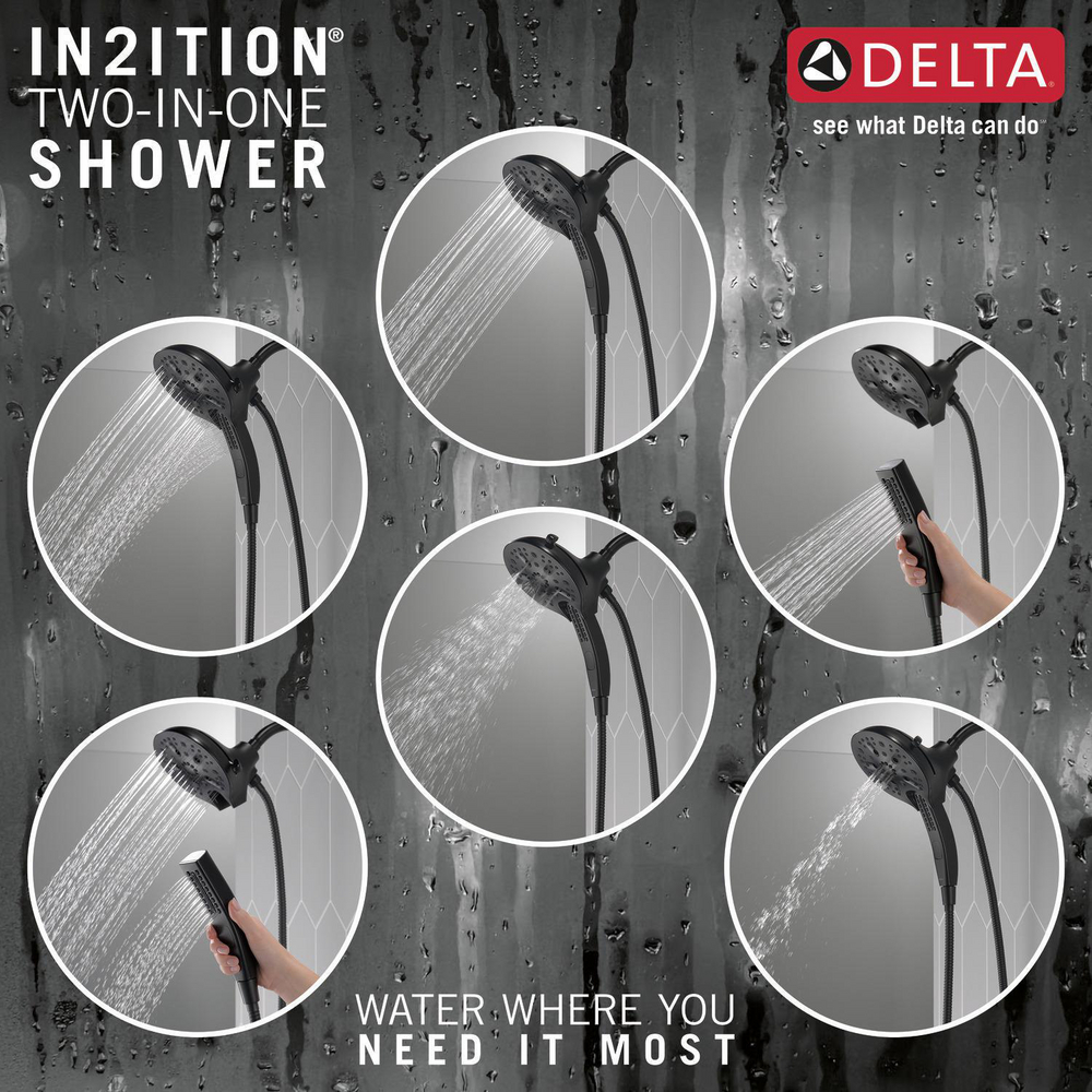 In2ition 5Setting TwoinOne Shower 58620BLPK Delta Faucet