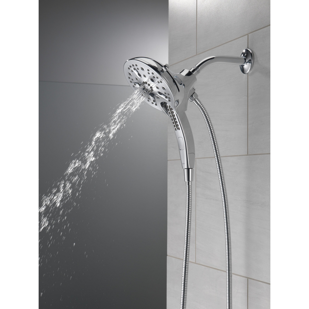 H2okinetic in2ition 5 setting two in one shower 58620 pr pk delta faucet
