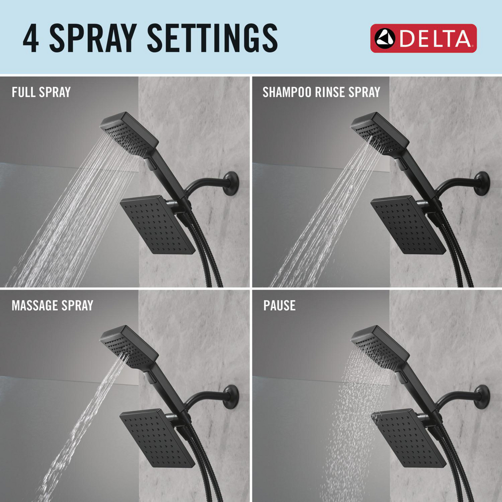 MAD BLACK Latin Combo 7インチレコードBreakwater 5-Setting Two-in-One Combination Shower with Additional Mount