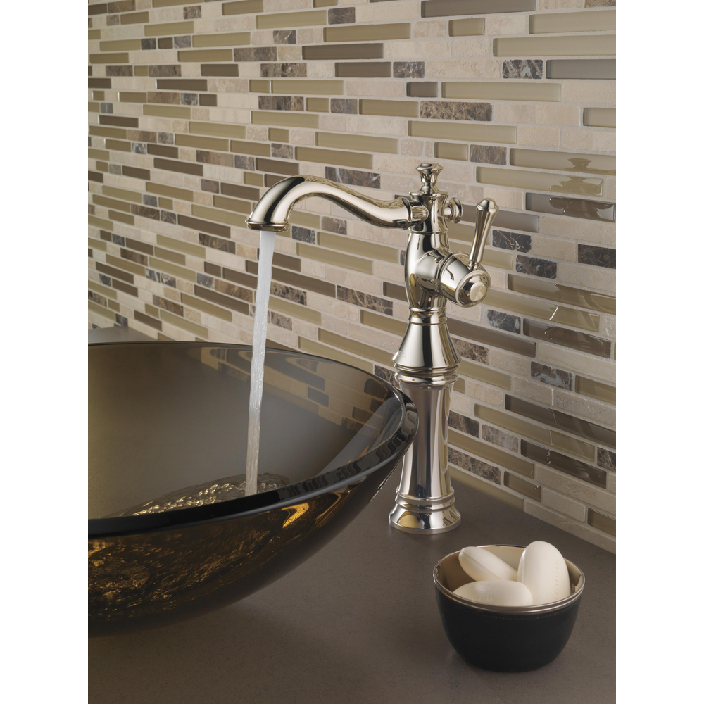 Single Handle Vessel Bathroom Faucet 797LF-PN | Delta Faucet