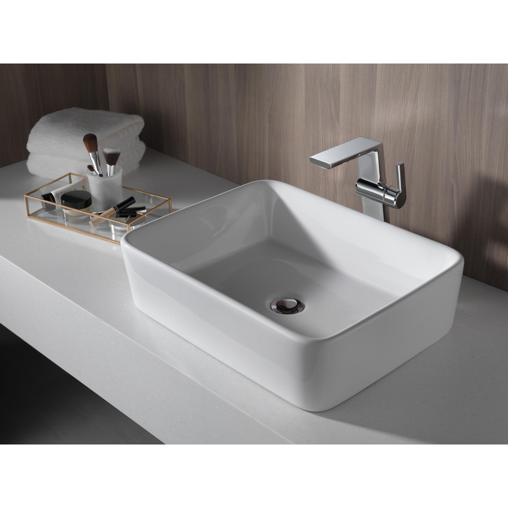 Single Handle Vessel Bathroom Faucet 799-PR-DST | Delta Faucet