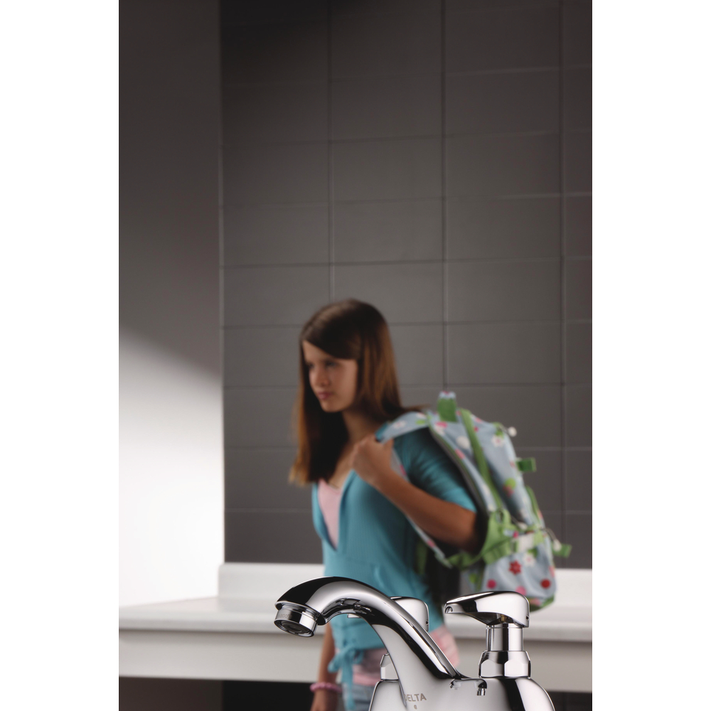 Two Handle Metering SlowClose Lavatory Faucet 86T1153 Delta Faucet