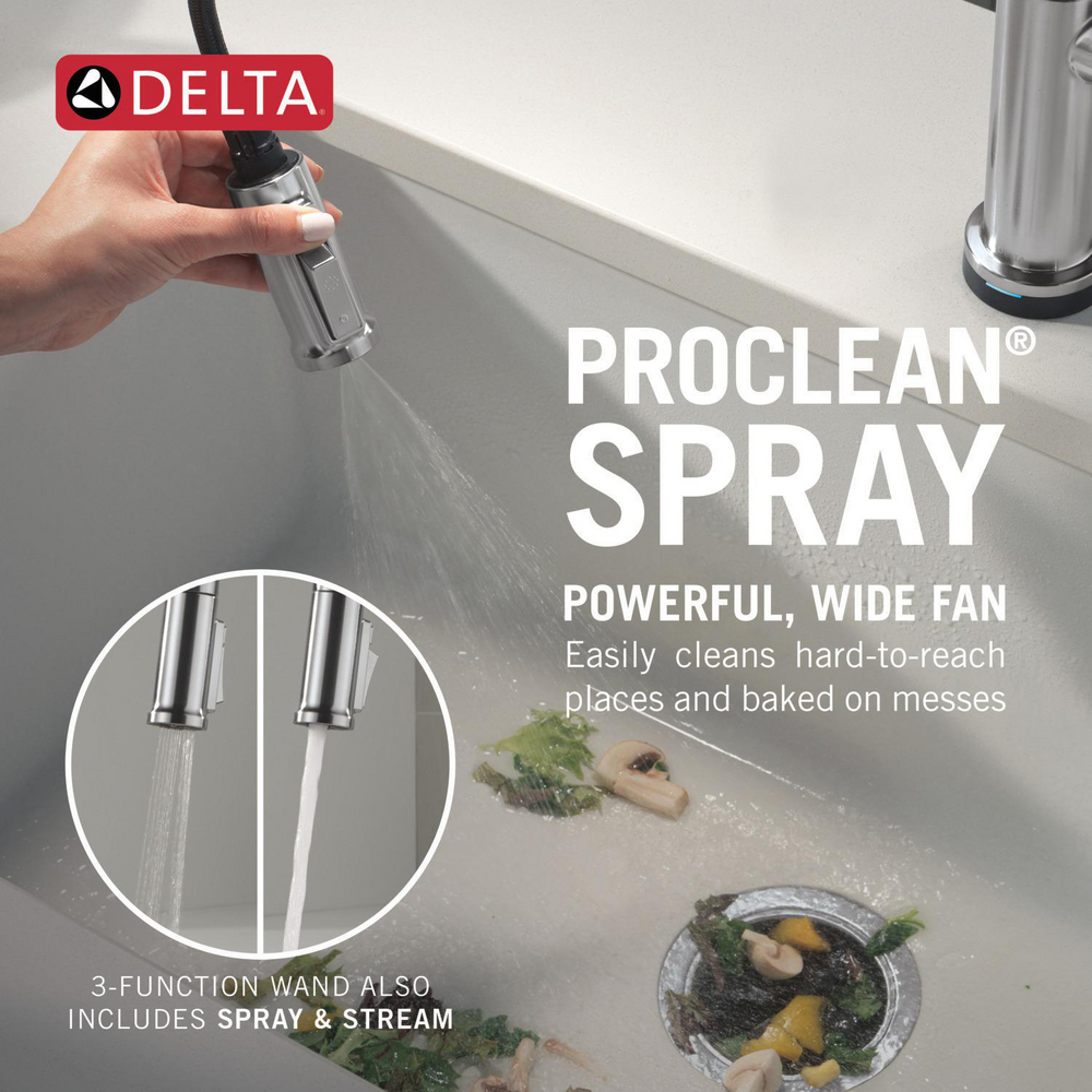 Cordova-Touchless Kitchen Pulldown Faucet Angle Spout 9085TL-AR-PR