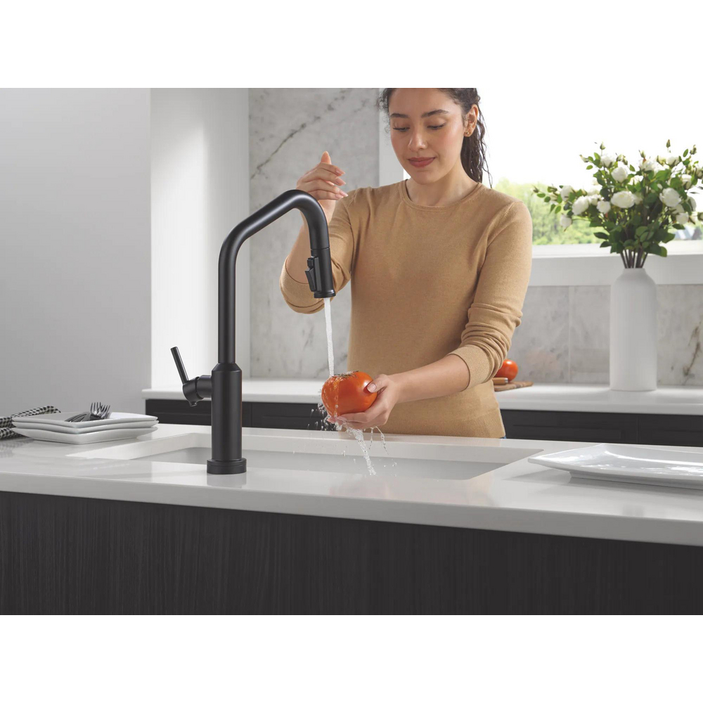 Cordova-Touchless Kitchen Pulldown Faucet Angle Spout 9085TL-BL