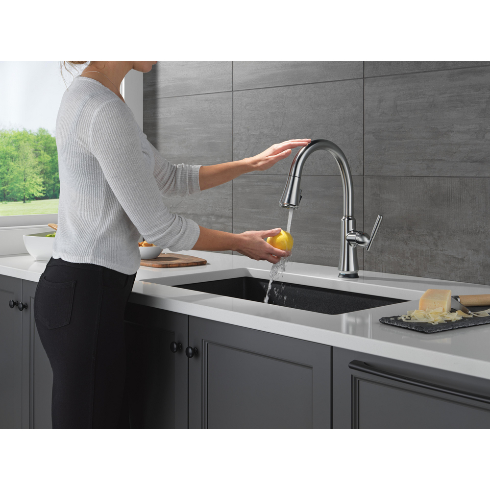 Coranto Pulldown Touchless Kitchen Faucet AR 9179TL-AR-DST | Delta Faucet