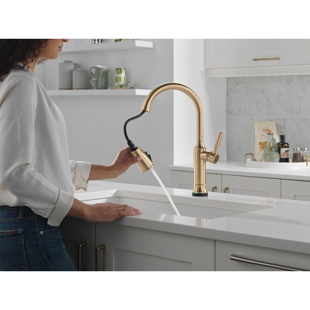 Touch2O Kitchen Faucet with Touchless Technology 9184TL-CZ-PR-DST