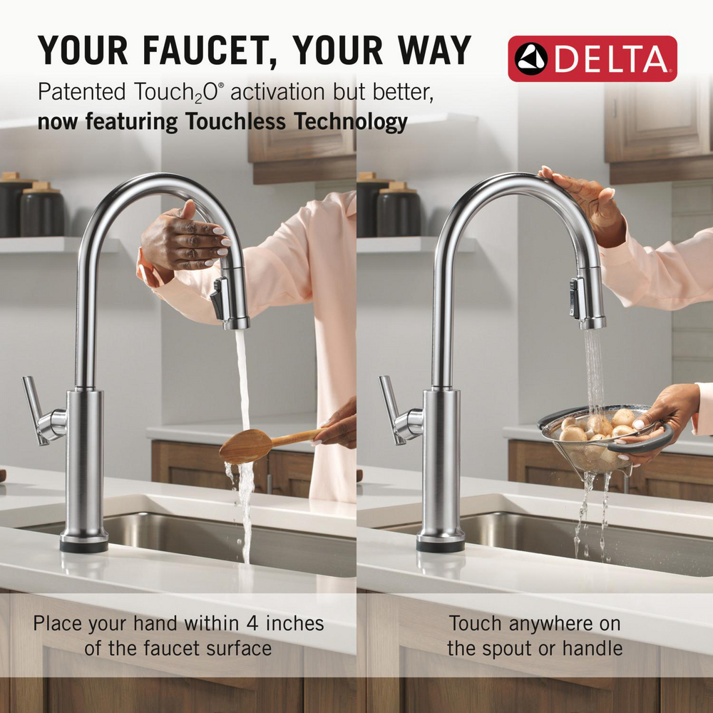 フェデラル　ダットサン　アドマグ Altado Pulldown Kitchen Touchless 9186TL-AR-DST | Delta Faucet
