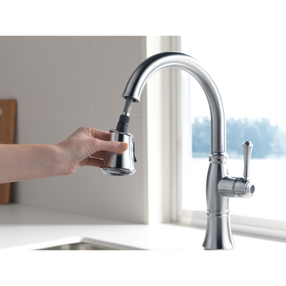 Single Handle Pull-Down Kitchen Faucet with ShieldSpray Technology