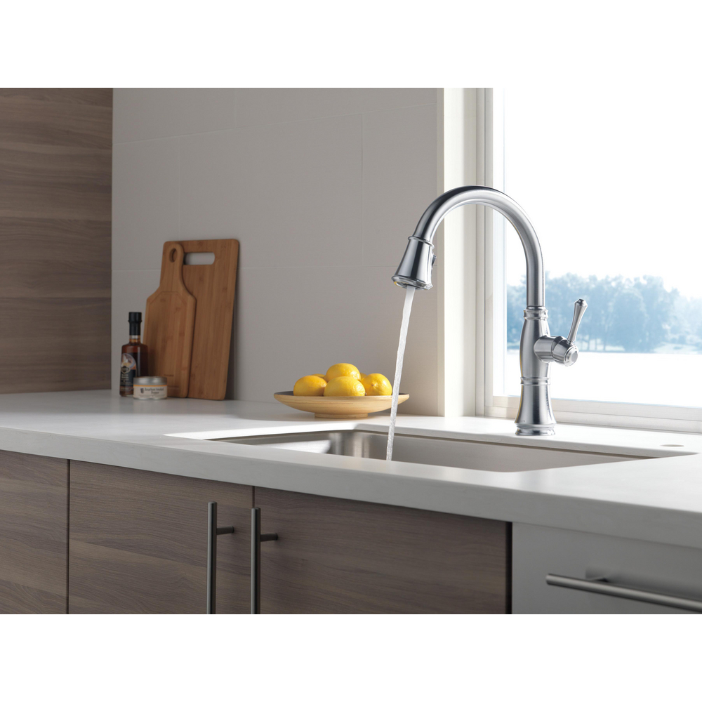 Single Handle Pull-Down Kitchen Faucet with ShieldSpray Technology