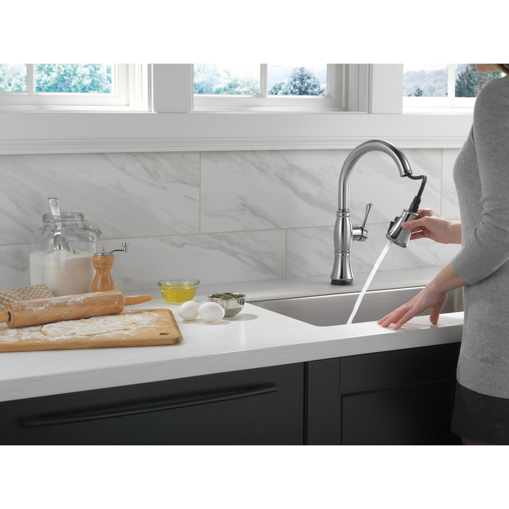 Single Handle Pull-Down Kitchen Faucet with Touch2O and