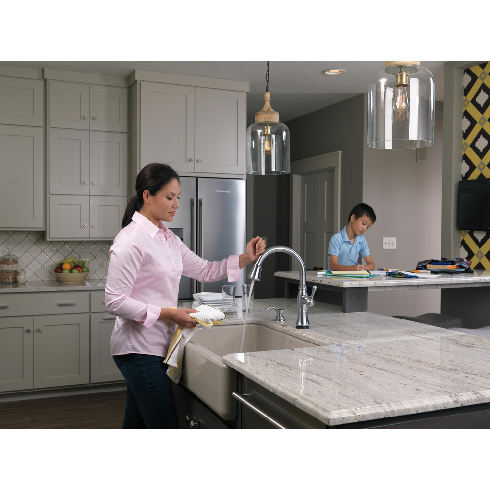 Single Handle Pull-Down Kitchen Faucet with Touch2O and