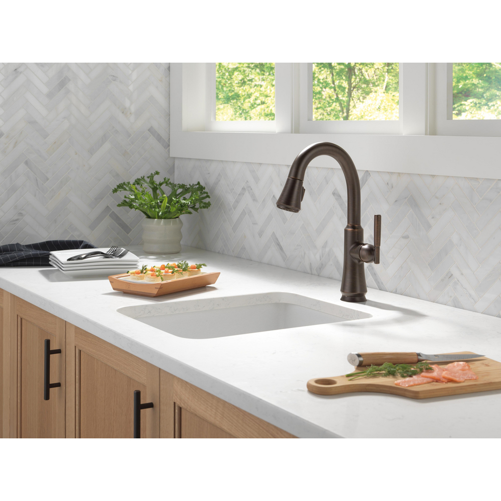 Coranto Pulldown Touchless Kitchen Bar Faucet RB 9979TL-RB-DST | Delta ...