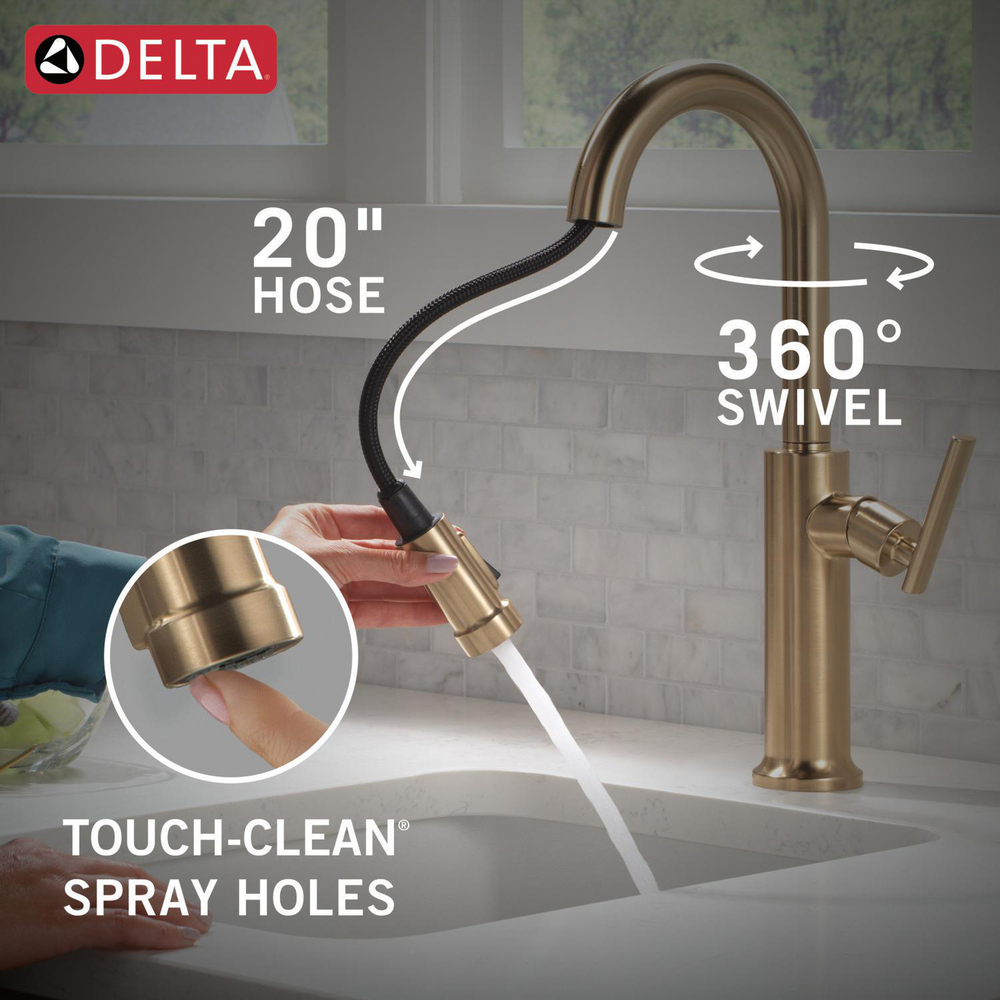Altado Pulldown Bar Prep 9986-CZ-DST | Delta Faucet