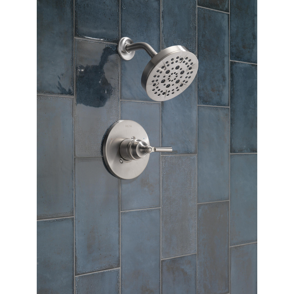 Delta Saylor Duscharmatur-Set Chrom – 5 Sprühfunktionen, Wassersparend, Mit Touch-Clean