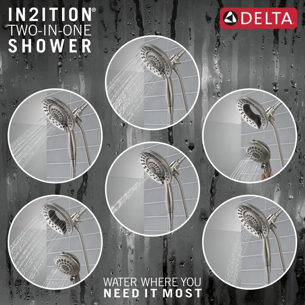 Monitor 17 Series Shower Trim with In2ition T17235-SS-I | Delta Faucet