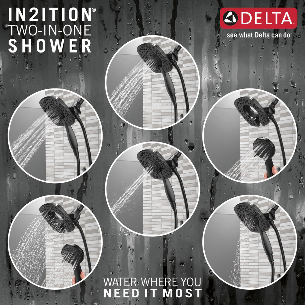Monitor 17 Series Shower Trim with In2ition T17264-BL-I | Delta Faucet