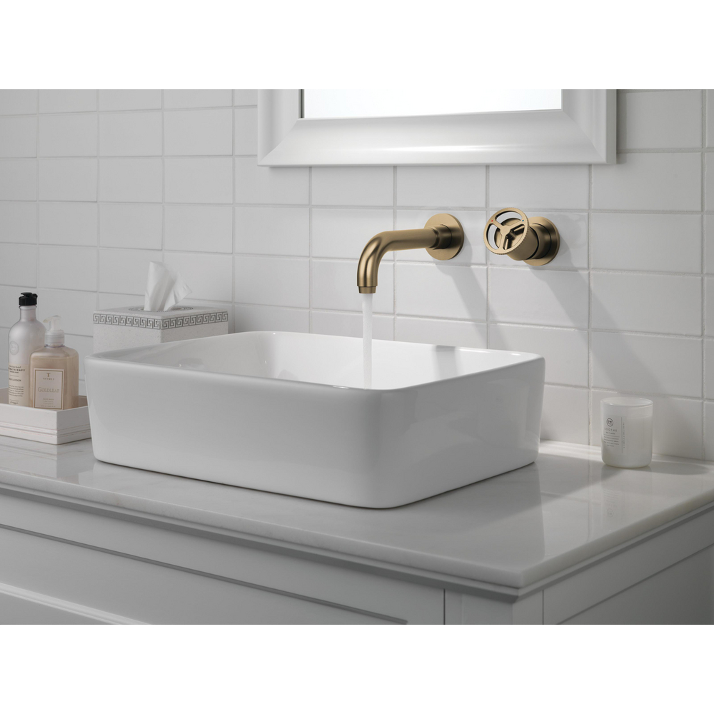 Single Handle Wall Mount Bathroom Faucet Trim T3558LF-CZWL | Delta Faucet