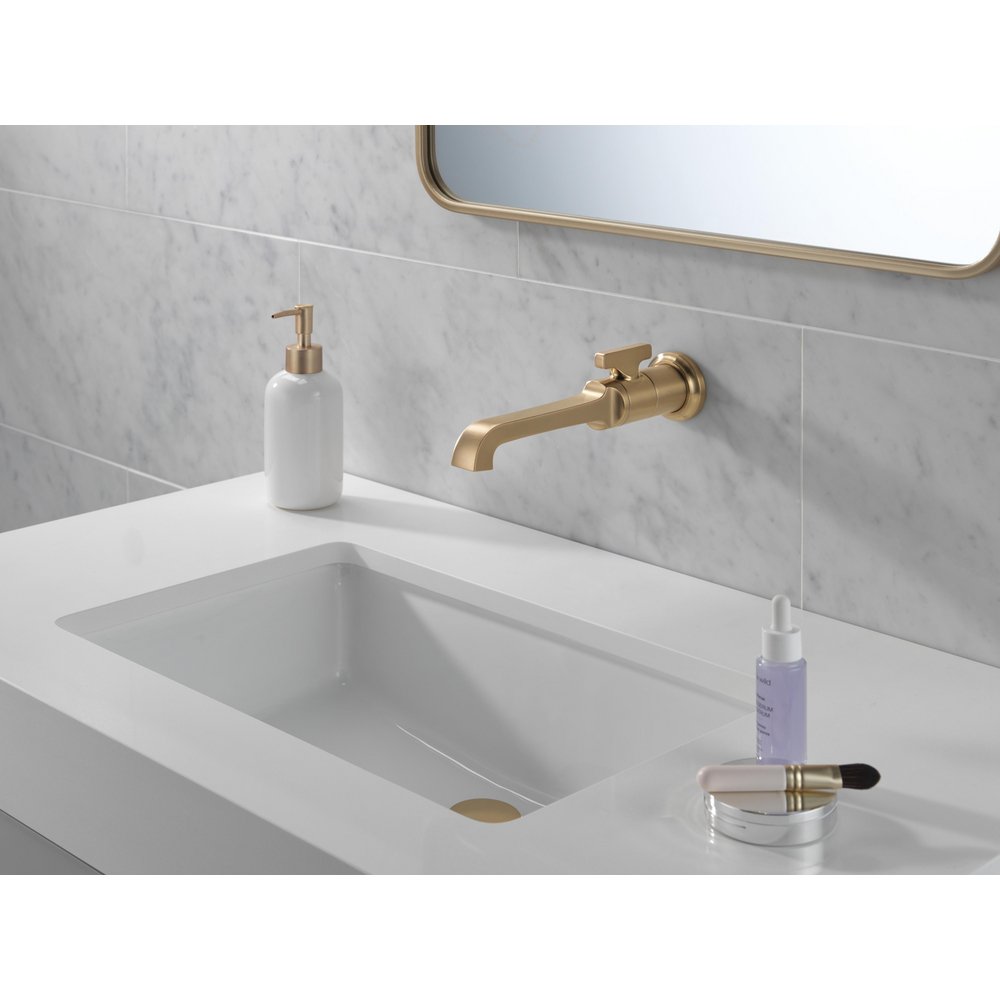 Single Handle Wall Mount Bathroom Faucet Trim T3589LF-CZ-PR-WL