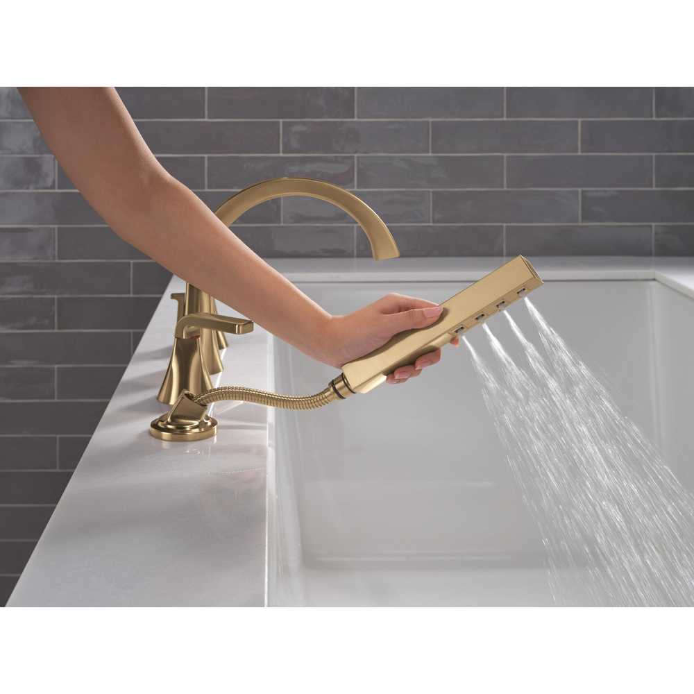Roman Tub Trim with Hand Shower T4762-CZ | Delta Faucet