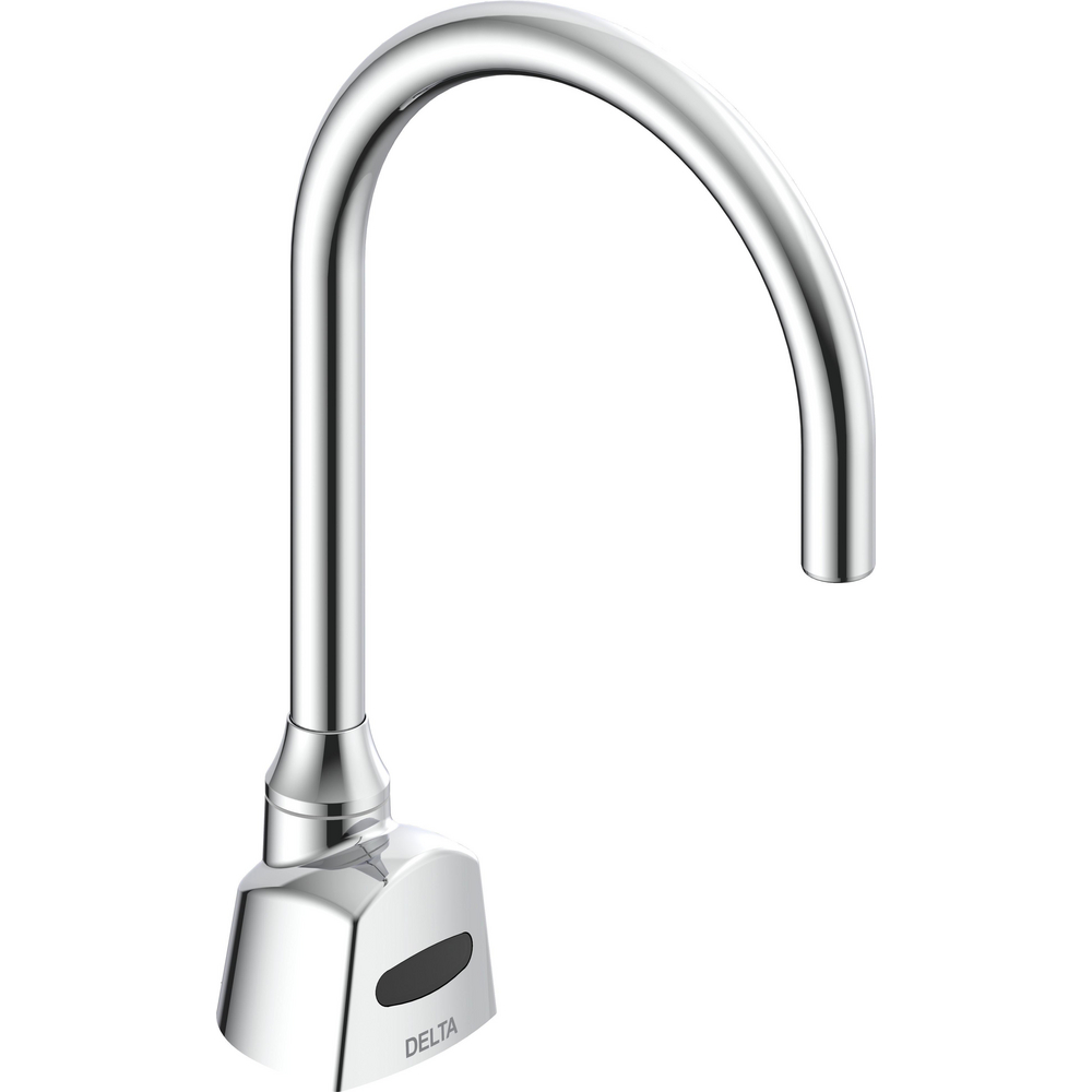 Single Hole Hardwire Electronic Basin Faucet with Gooseneck Spout