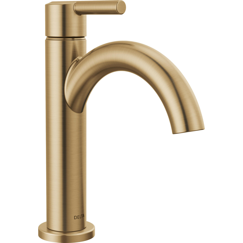 Delta Faucet Nicoli Widespread Bathroom Faucet 3 Hole, Gold