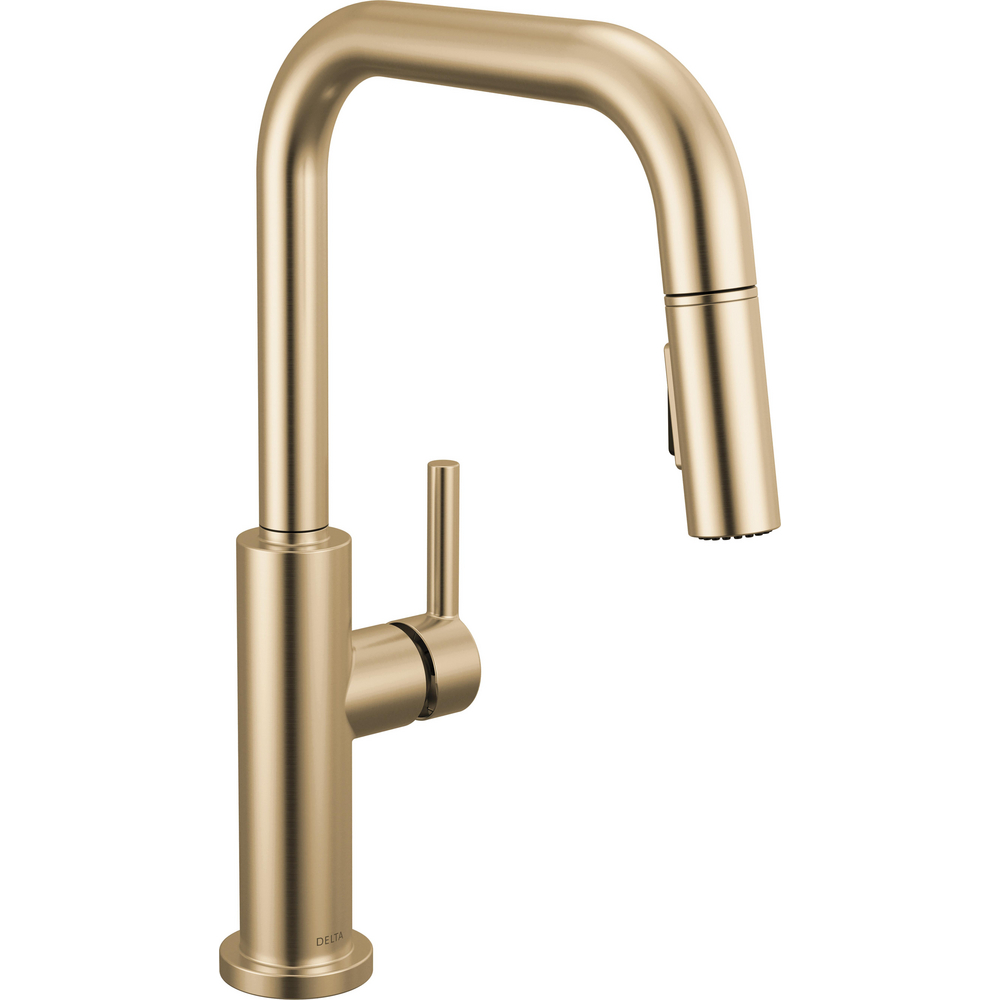 Thefool① Nicoli Double Bend Spout CZ 19868LF-CZ | Delta Faucet