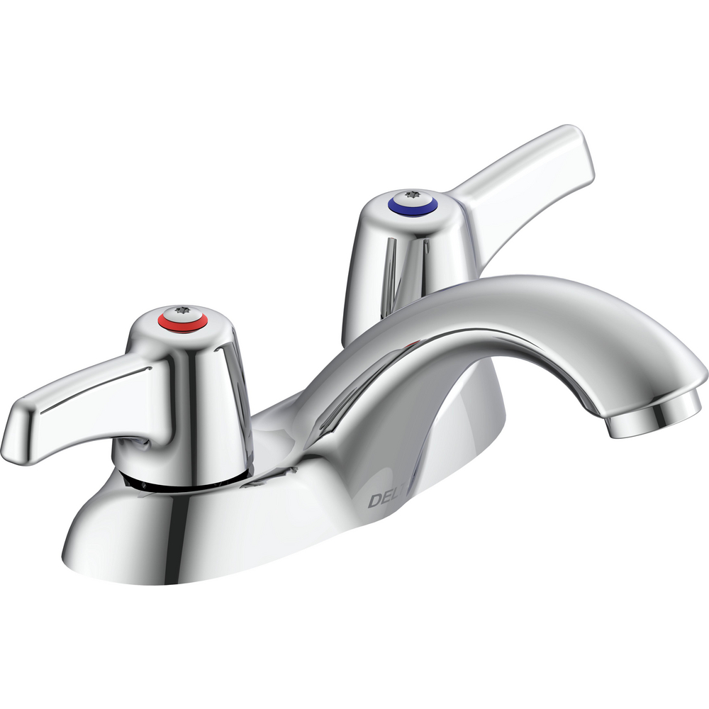 Two Handle Centerset Lavatory Faucet - Less Pop-Up