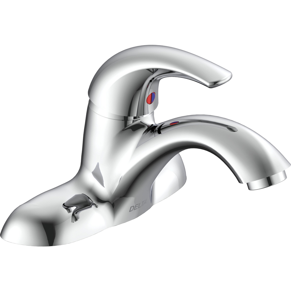 Single Handle Centerset Lavatory Faucet - Less Pop-Up