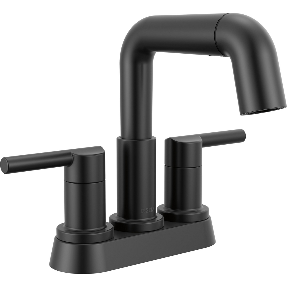 Two Handle Centerset Pull-Down Bathroom Faucet